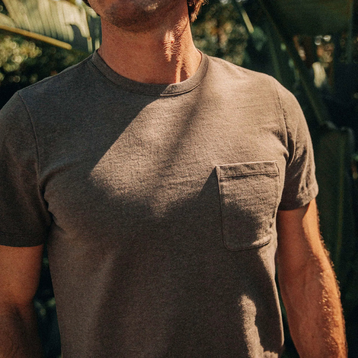 The Heavy Bag Tee in Walnut