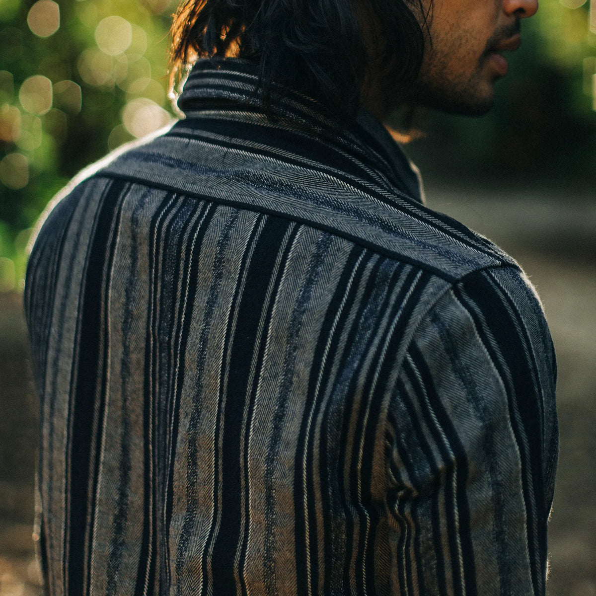 The Ledge Shirt in Ocean Stripe