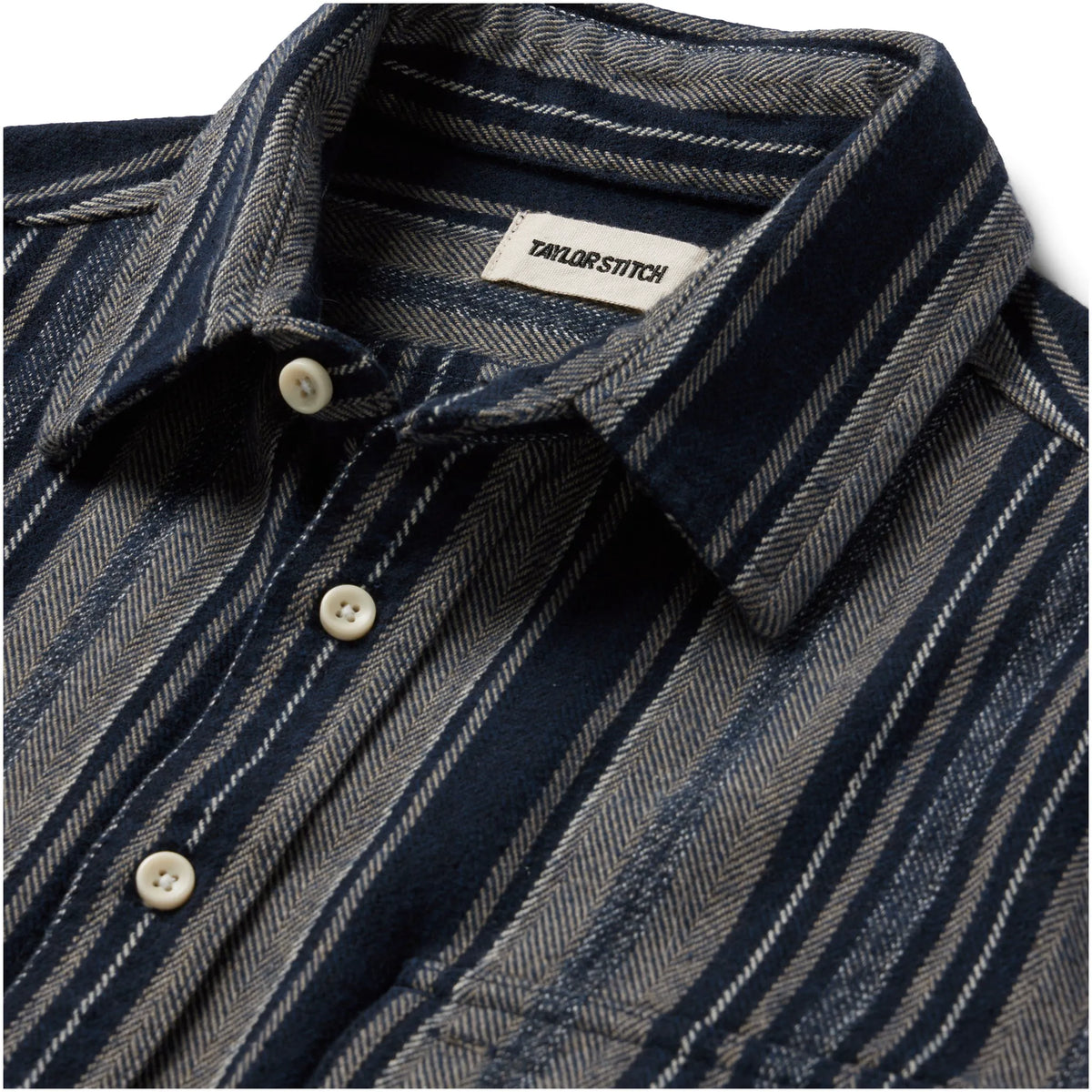 The Ledge Shirt in Ocean Stripe