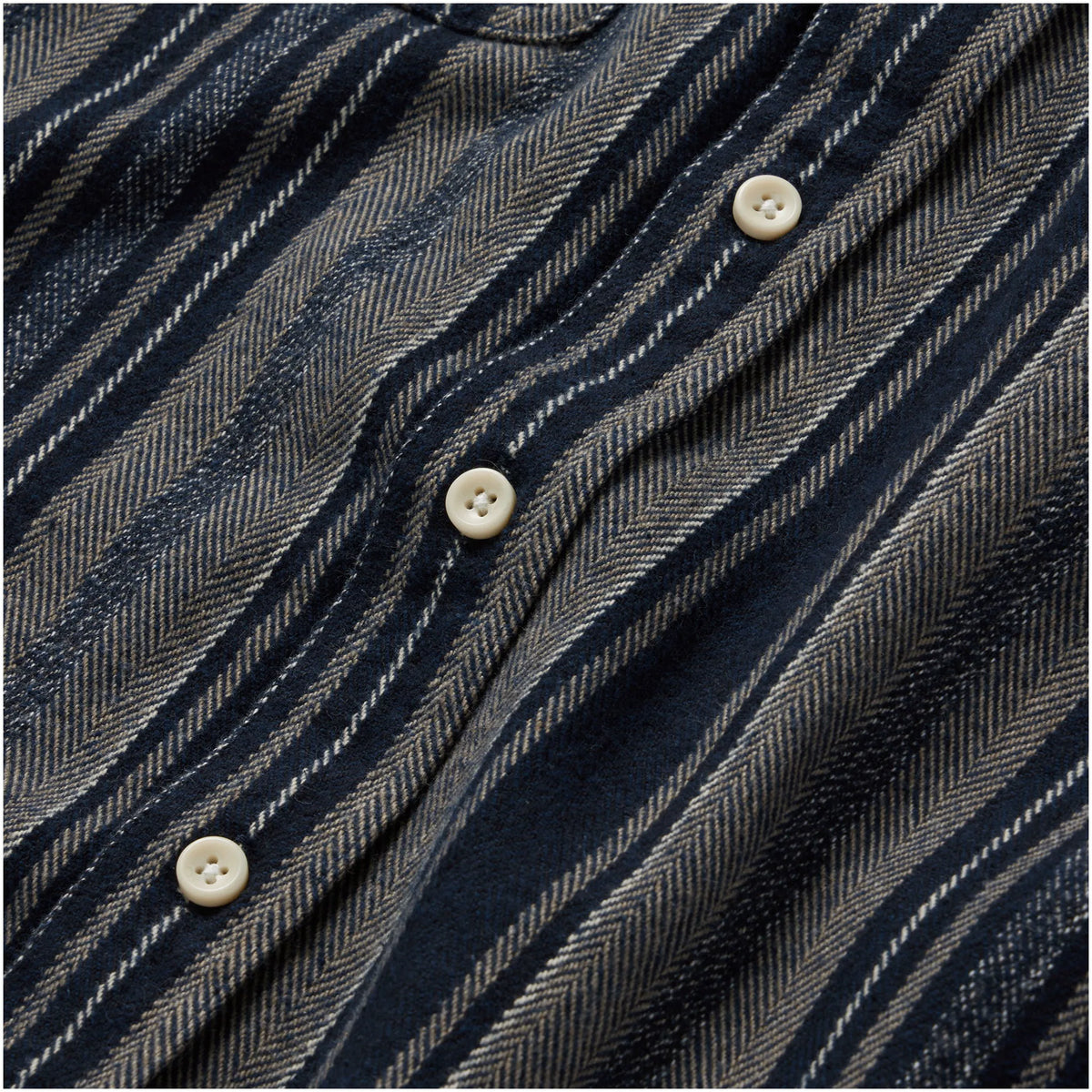 The Ledge Shirt in Ocean Stripe