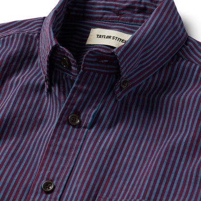 The Short Sleeve Jack in Blue Stripe