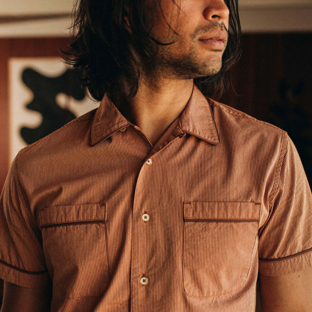 The Tulum in Rust Stripe