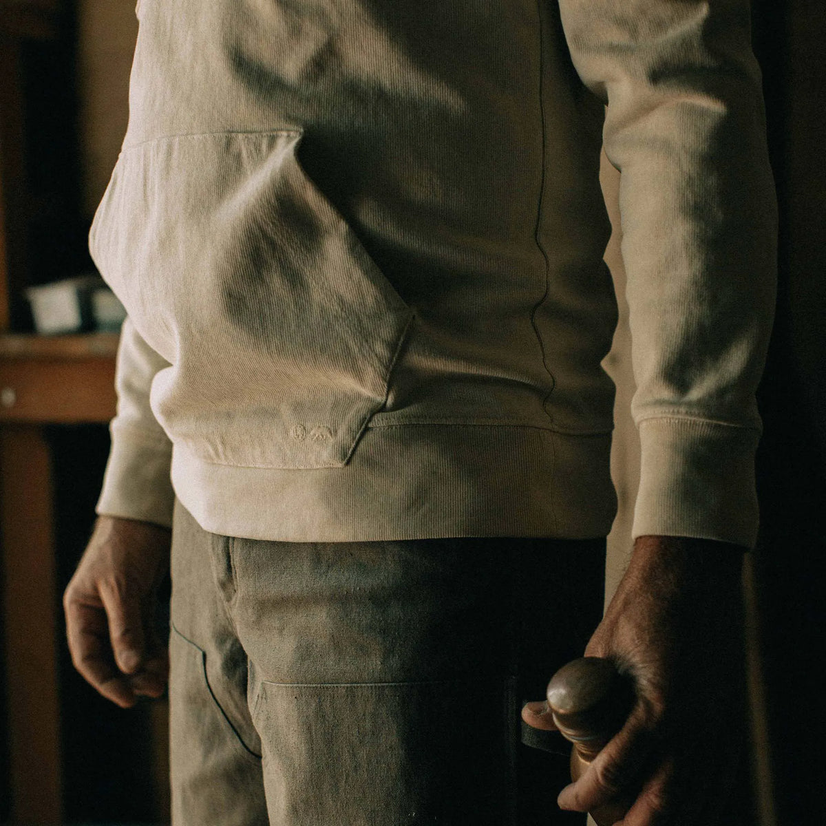 The Turnover Shirt in Washed Natural