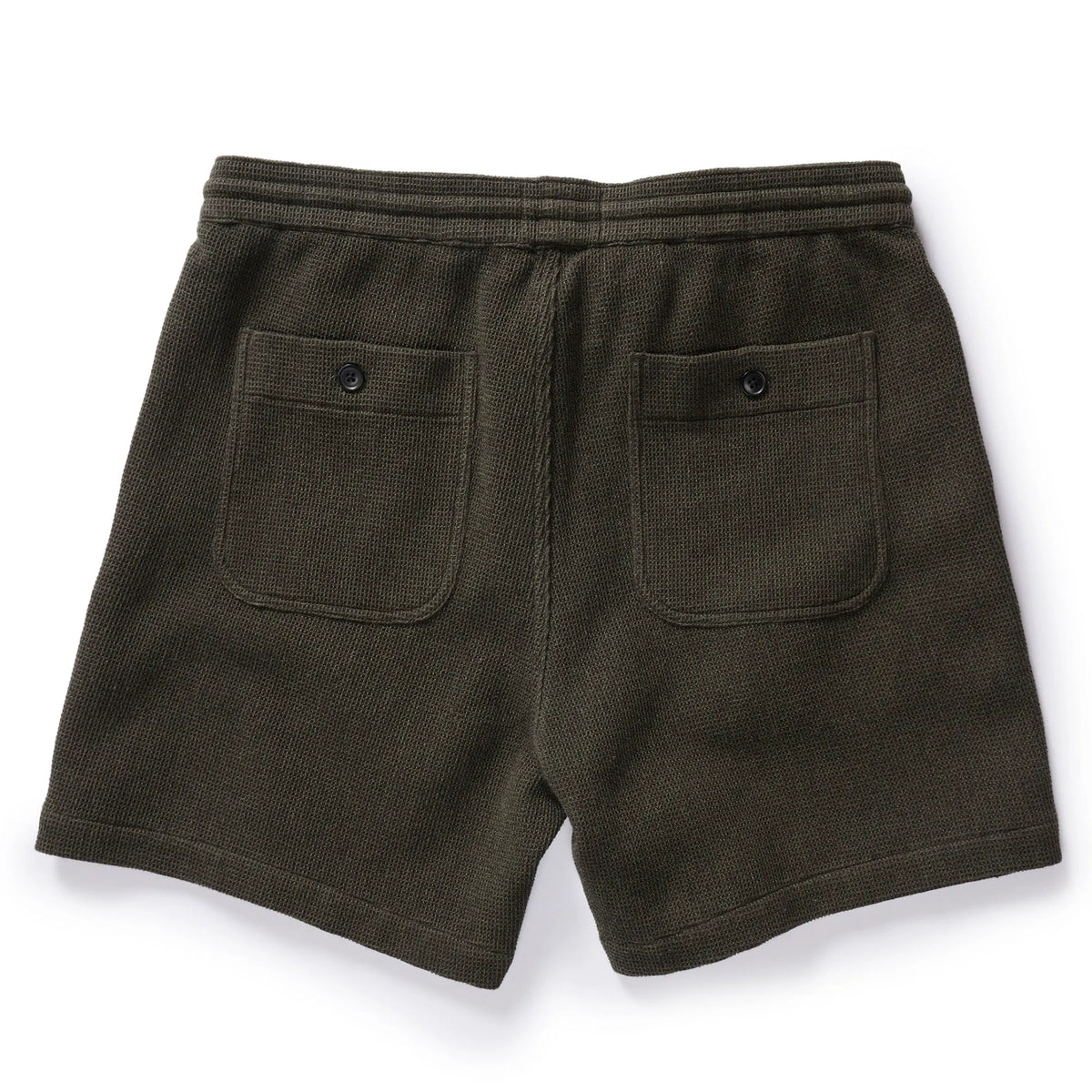 The Apres Short in Army Waffle