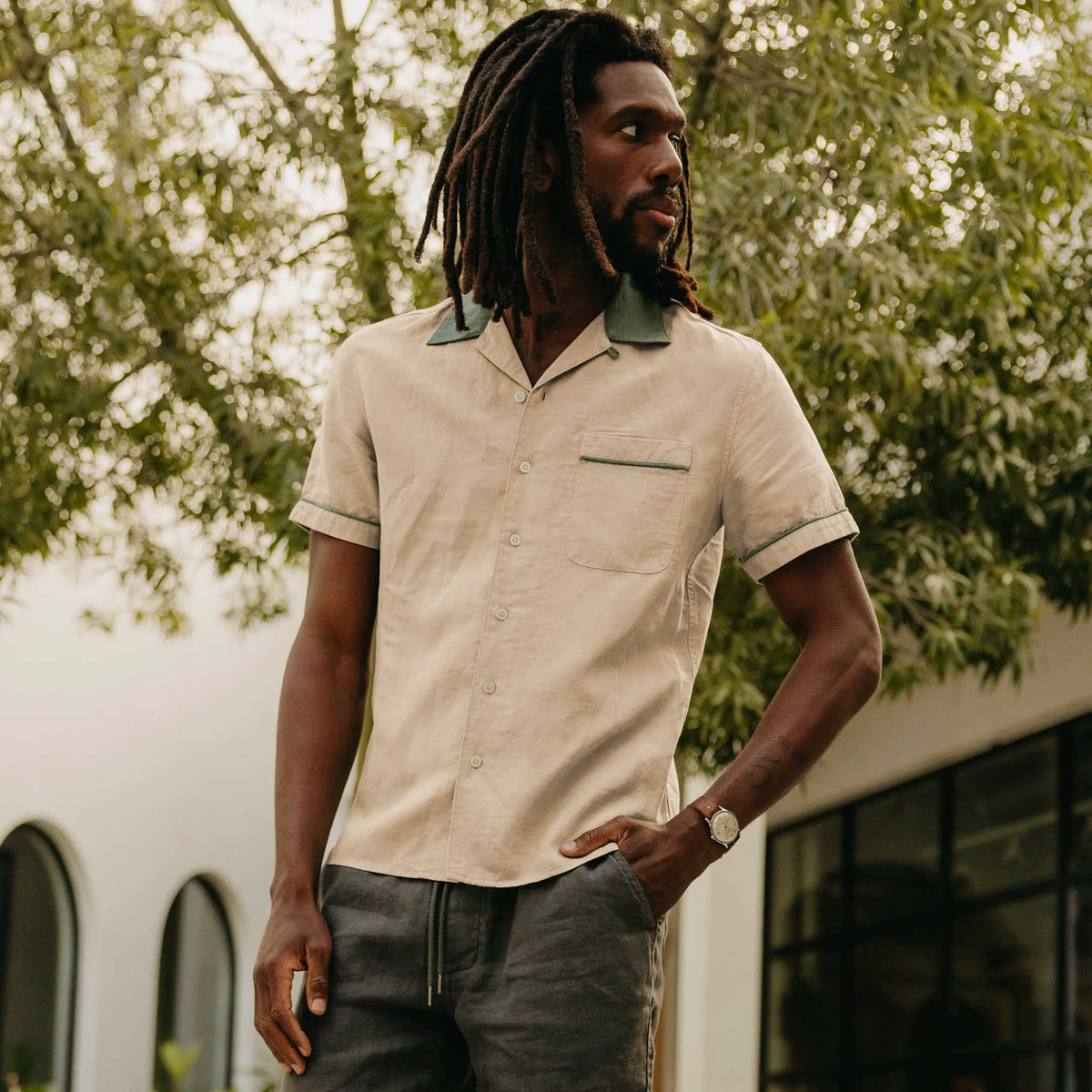 The Palmer Shirt in Cilantro