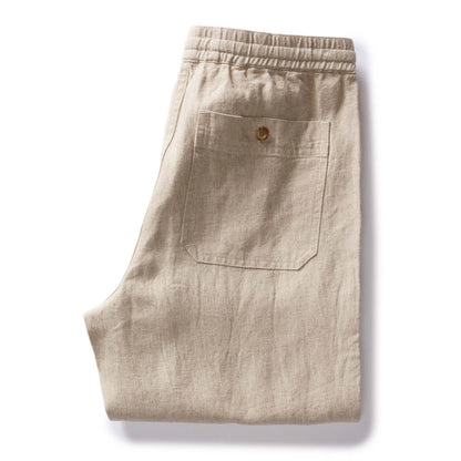 The Breakwater Pant in Natural Herringbone