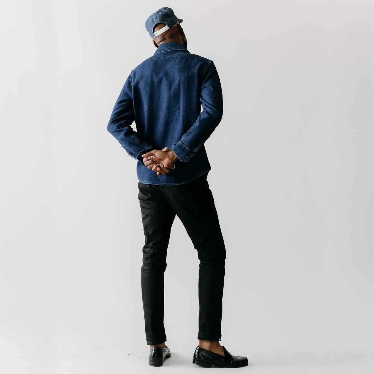 The Division Shirt in Indigo Twill