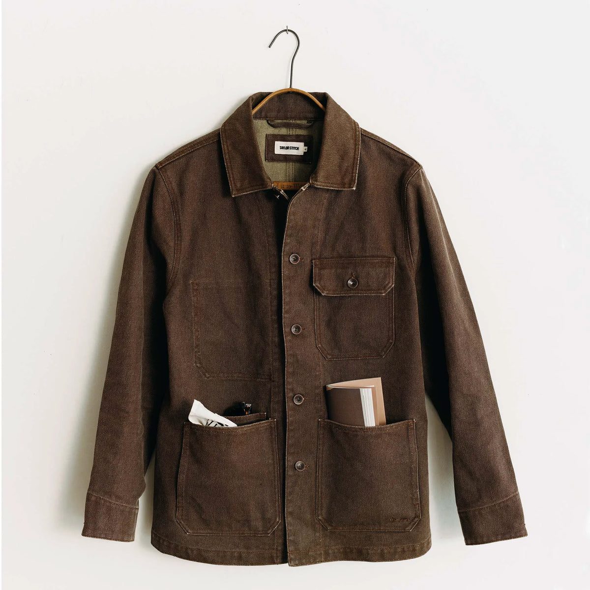The Fremont Jacket in Aged Penny Chipped Canvas