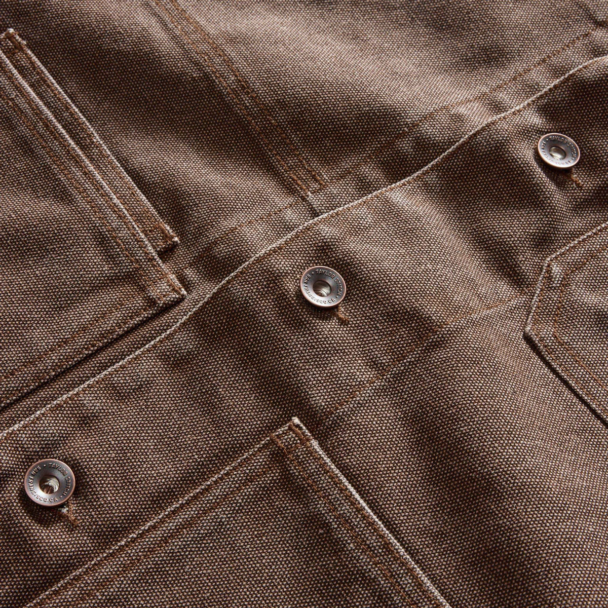 The Fremont Jacket in Aged Penny Chipped Canvas