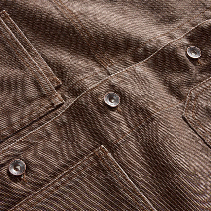 The Fremont Jacket in Aged Penny Chipped Canvas