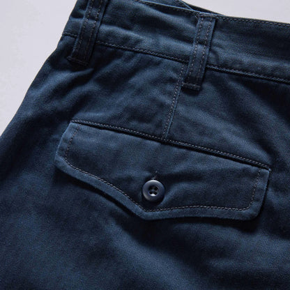 The Matlow Short in Dark Navy Herringbone