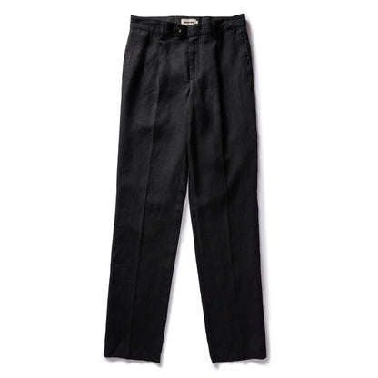 The Thomas Trouser in Coal Linen Twill