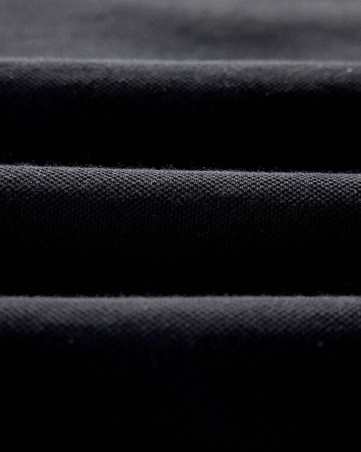 The Pacific Polo in Black Indigo Pique