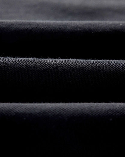 The Pacific Polo in Black Indigo Pique