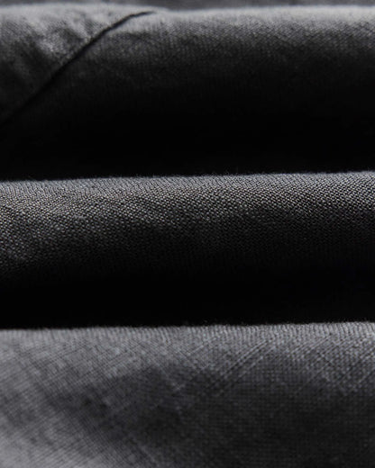 The Apres Short in Faded Black Hemp
