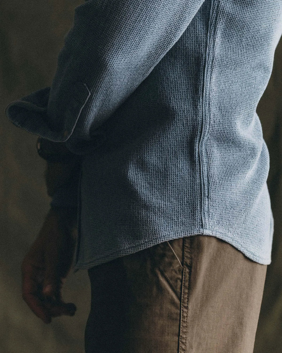 The Jack in Washed Indigo Waffle