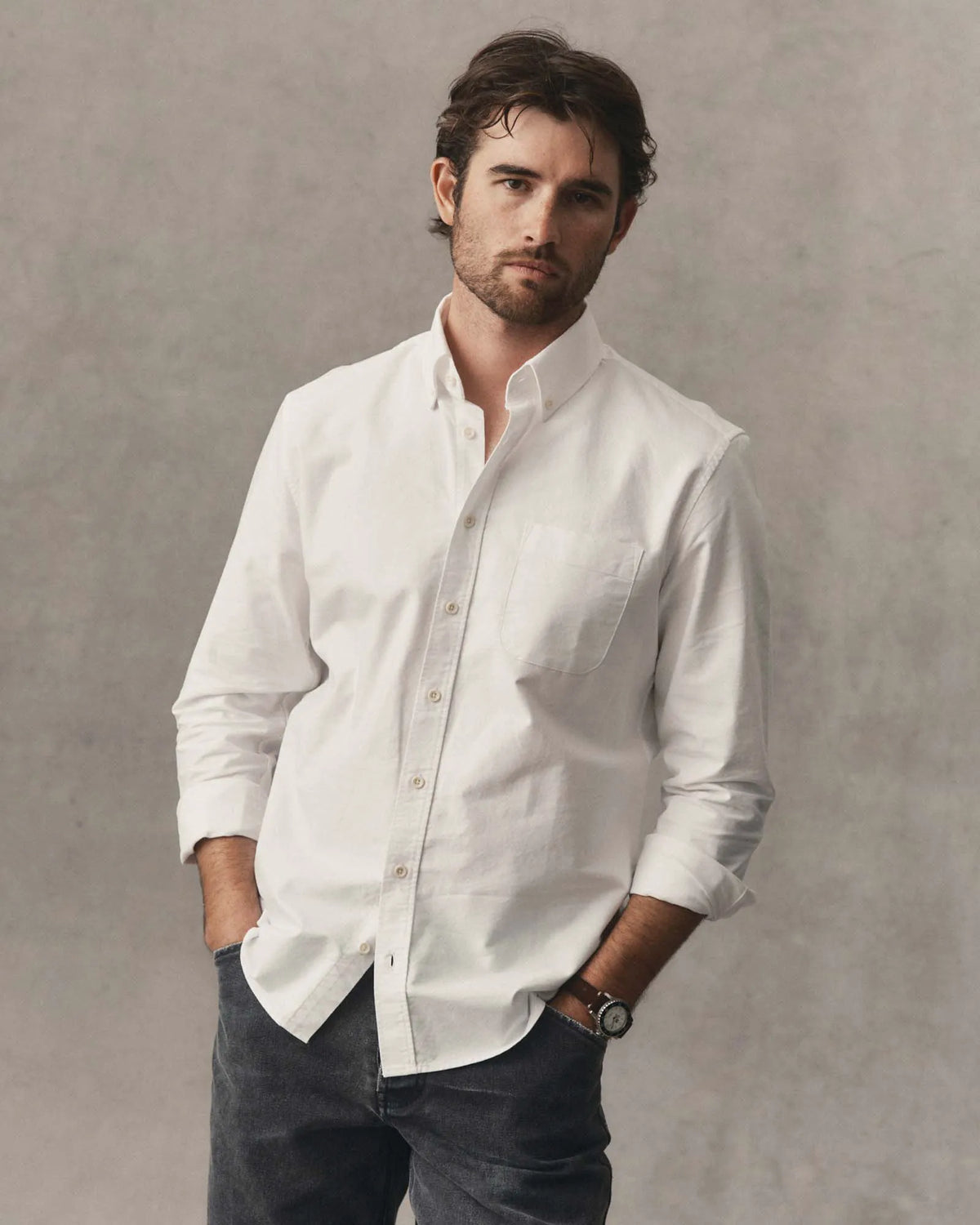 The Jack in White Everyday Oxford