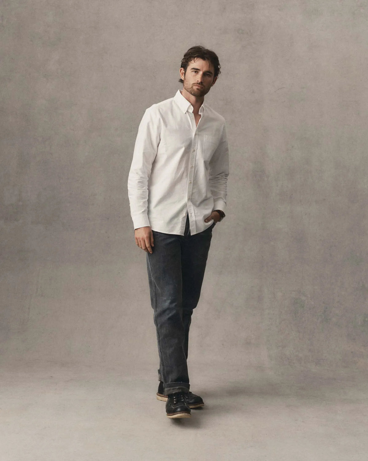 The Jack in White Everyday Oxford