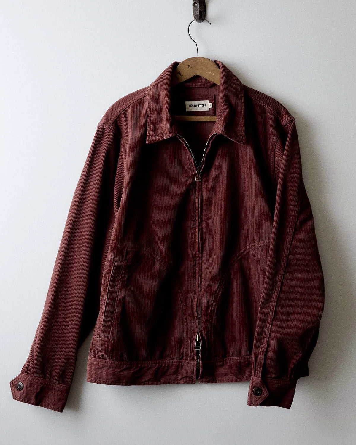 The Piston Jacket in Dried Cherry Corduroy
