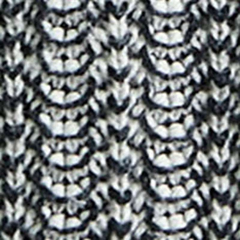The Valencia Sweater Polo in Coal Scallop