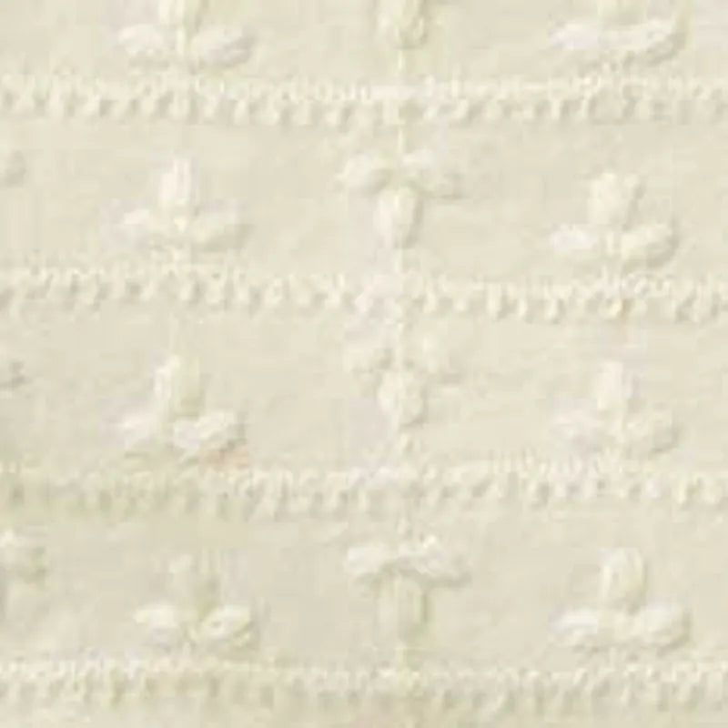 The Davis Shirt in Vintage White Embroidered Stripe
