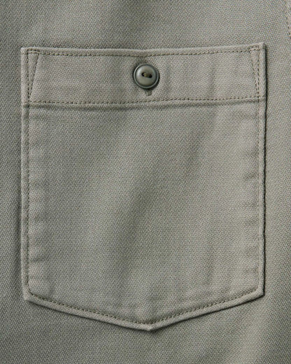 The Dispatch Shirt in Smoked Olive Broken Twill