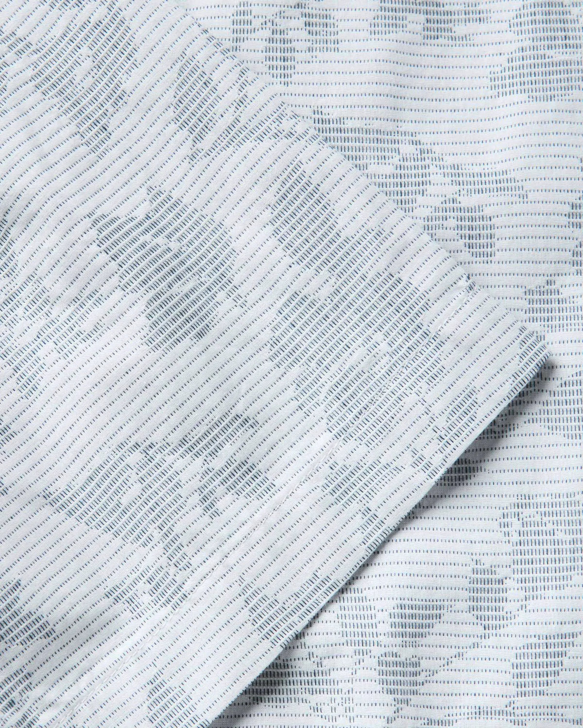 The Hawthorne Shirt in Sky Blue Floral Jacquard