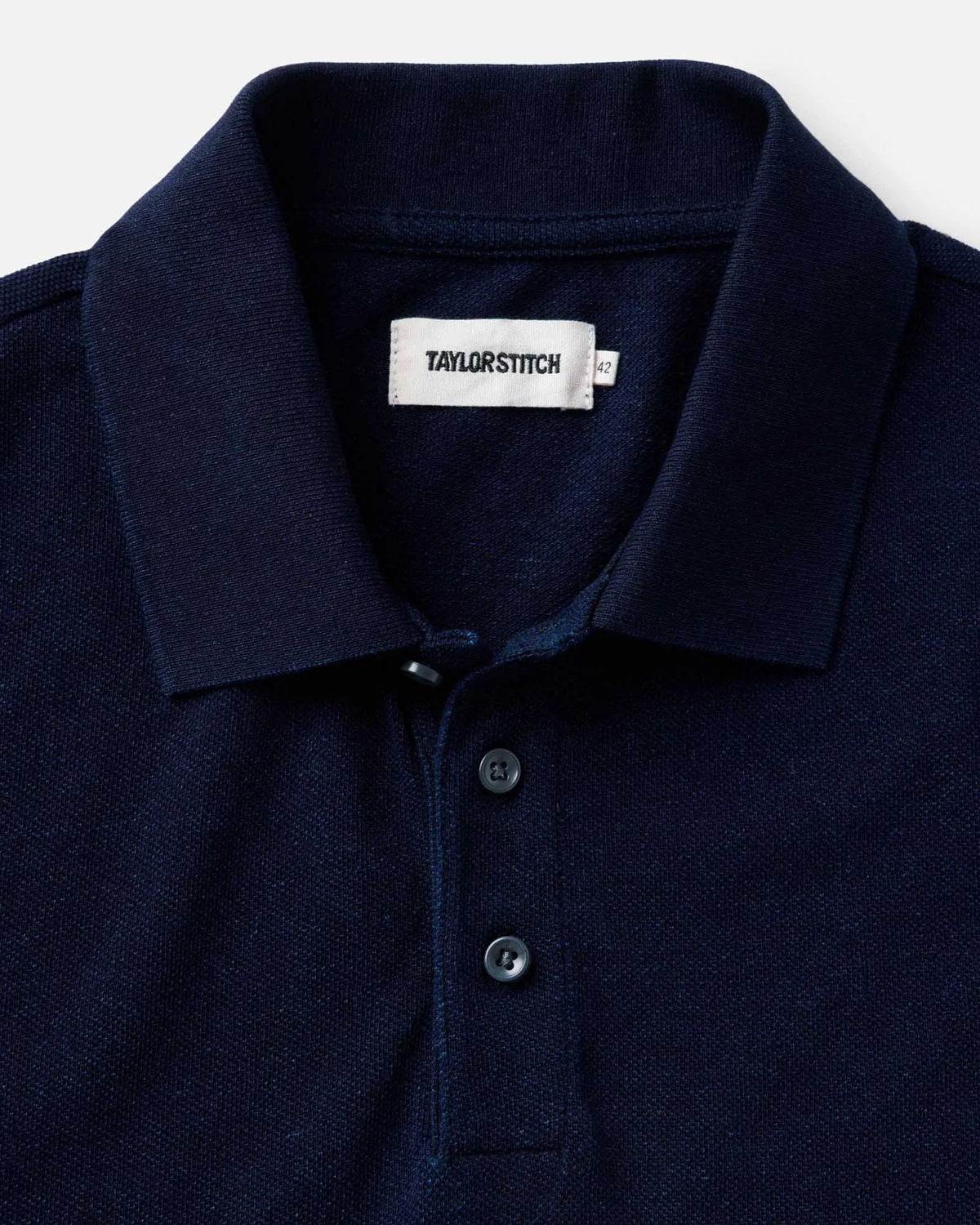 The Pacific Polo in Rinsed Indigo Pique