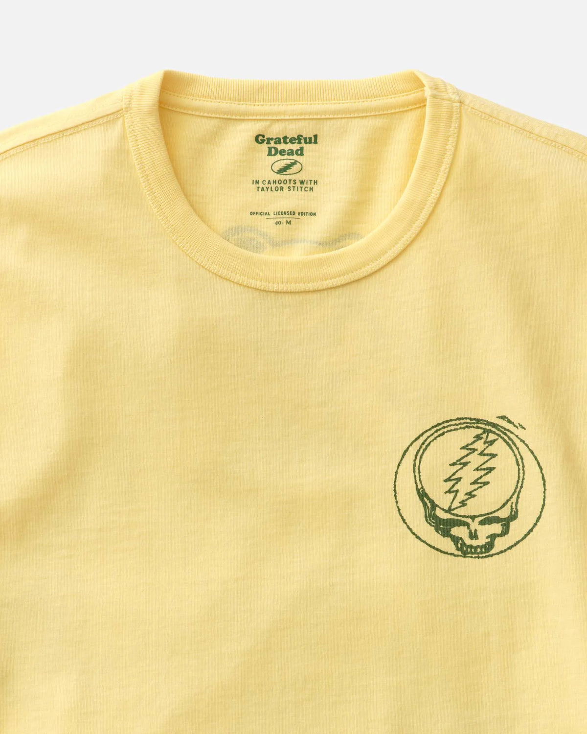 The Organic Cotton Tee in Lemon Stamp