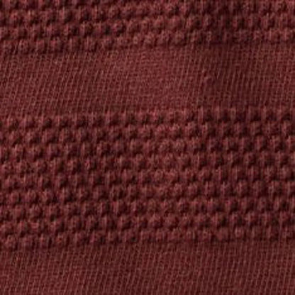 The Bywater Polo in Burgundy Knit Stripe