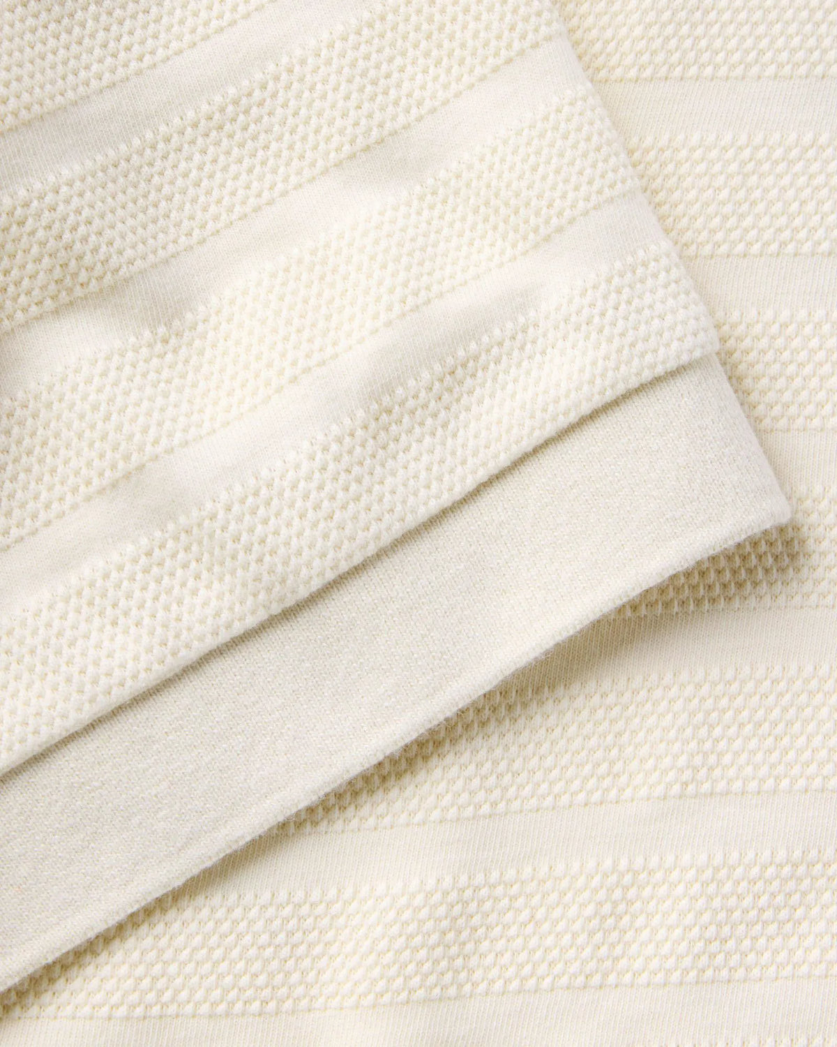 The Bywater Polo in Natural Knit Stripe