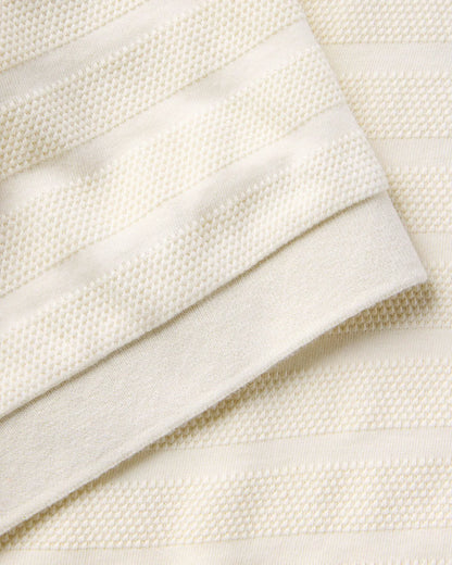 The Bywater Polo in Natural Knit Stripe