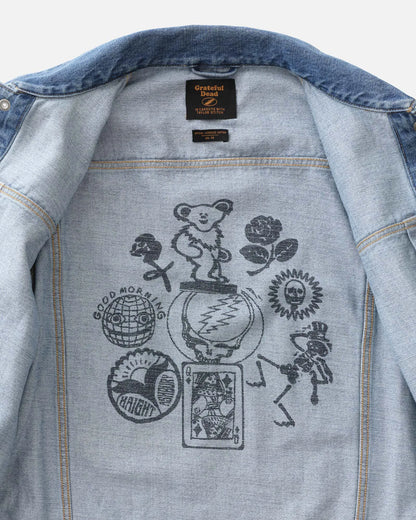 The Haight Jacket in Light Wash Hemp Denim