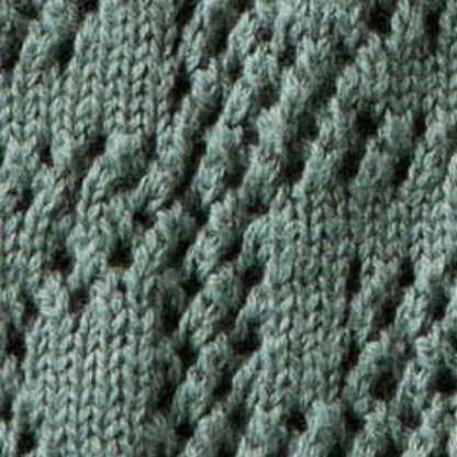 The Monterey Sweater Polo in Deep Sea Geo Crochet