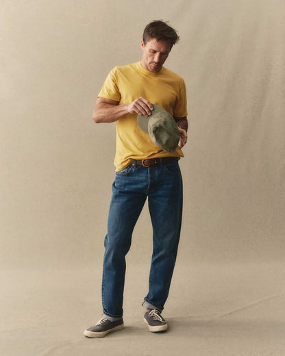 The Cotton Hemp Tee in Goldfinch