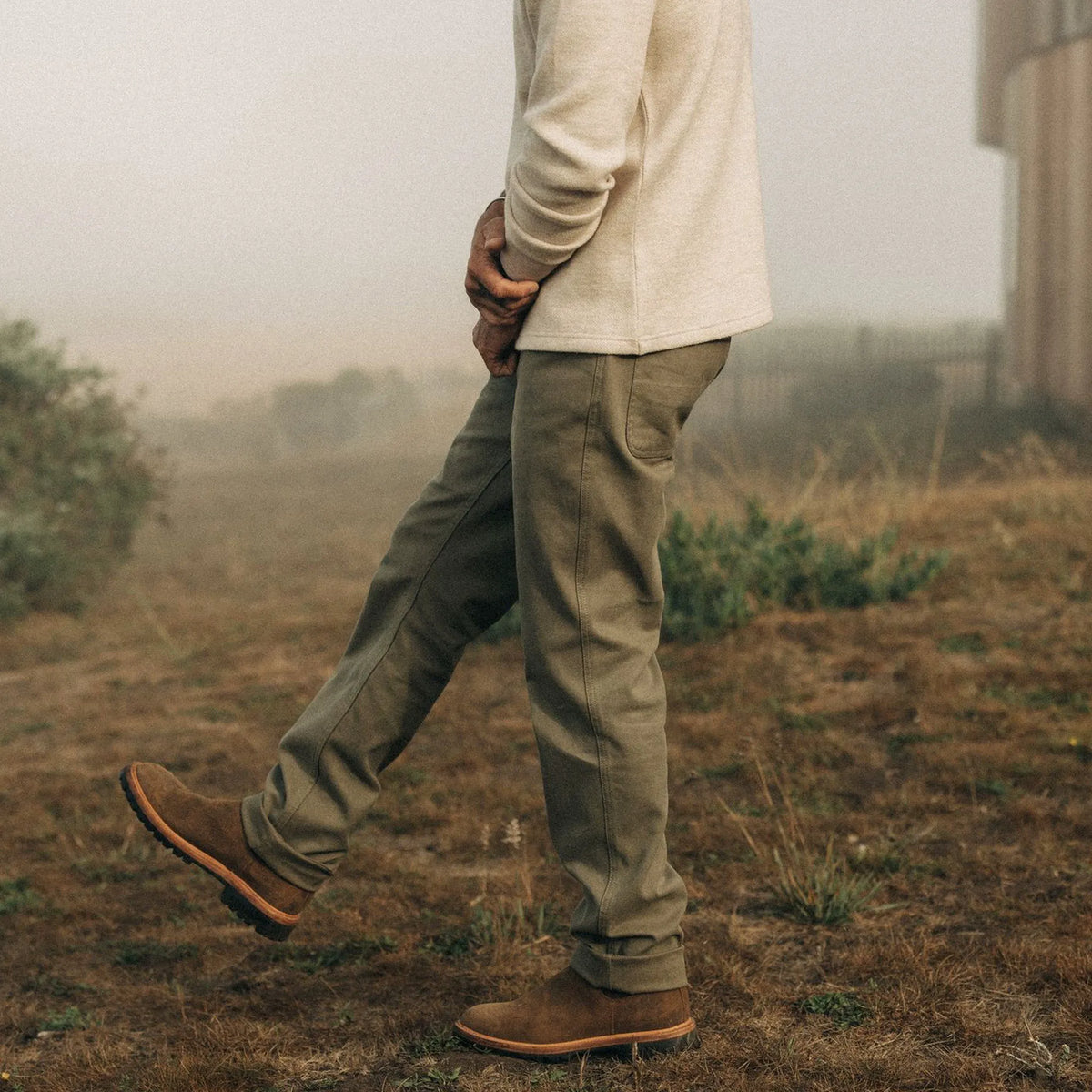The Camp Pant in Stone Boss Duck