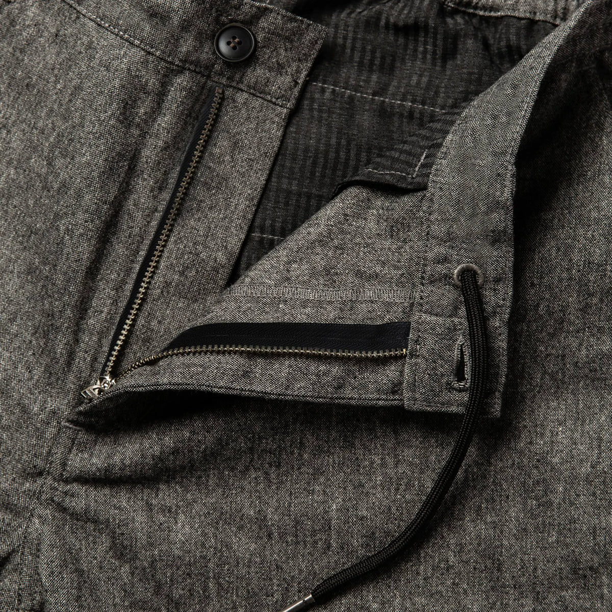 The Carmel Pant in Charcoal Birdseye Wool