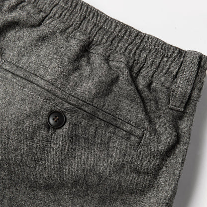 The Carmel Pant in Charcoal Birdseye Wool
