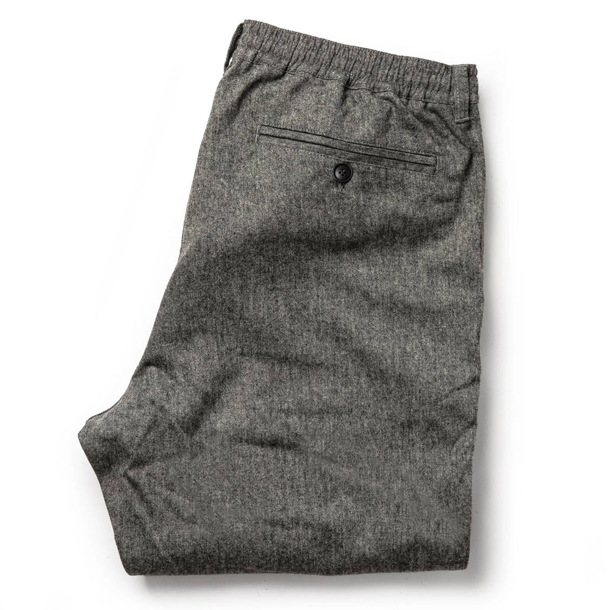 The Carmel Pant in Charcoal Birdseye Wool