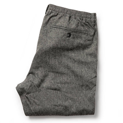 The Carmel Pant in Charcoal Birdseye Wool