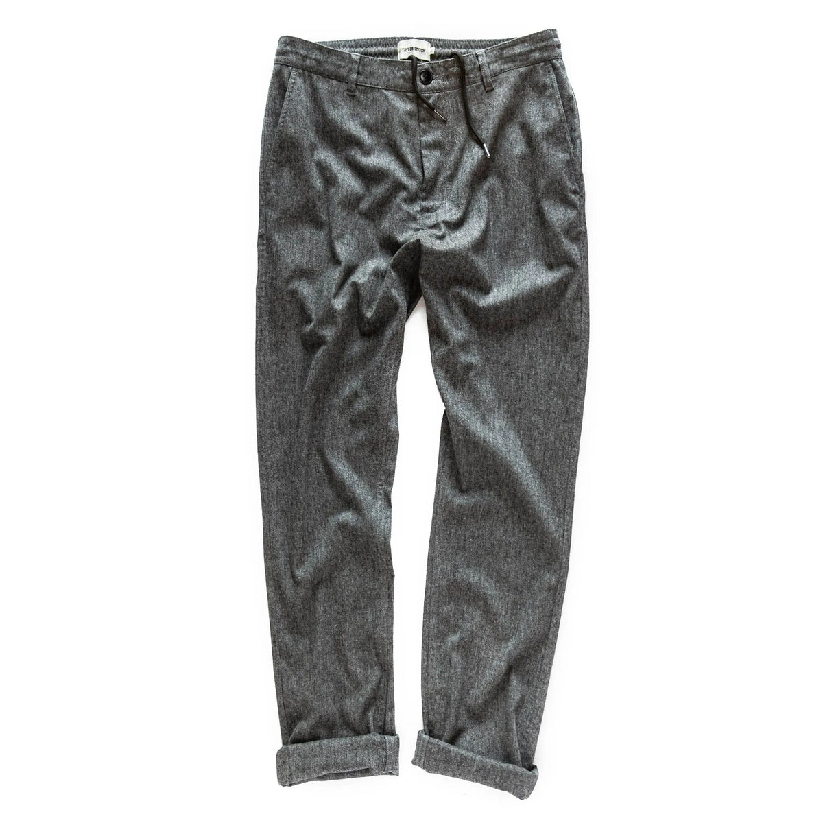 The Carmel Pant in Charcoal Birdseye Wool