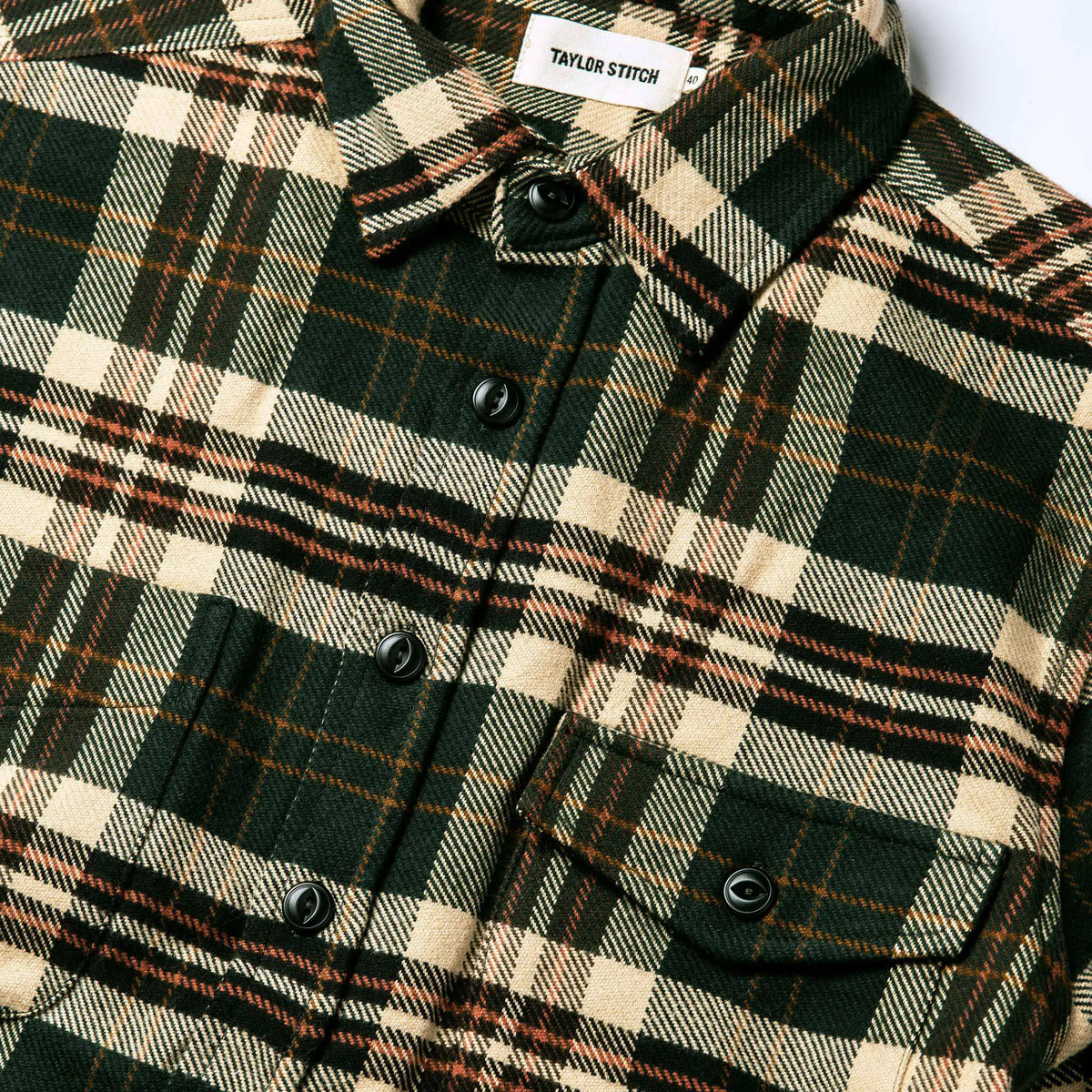 The Crater Shirt in Forest Plaid