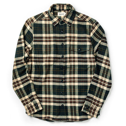 The Crater Shirt in Forest Plaid