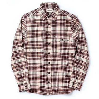 The Crater Shirt in Ivory Plaid