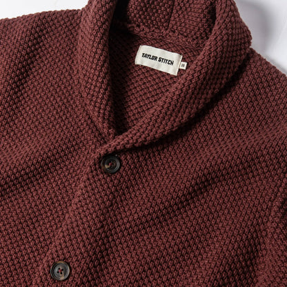 The Crawford Sweater in Burgundy