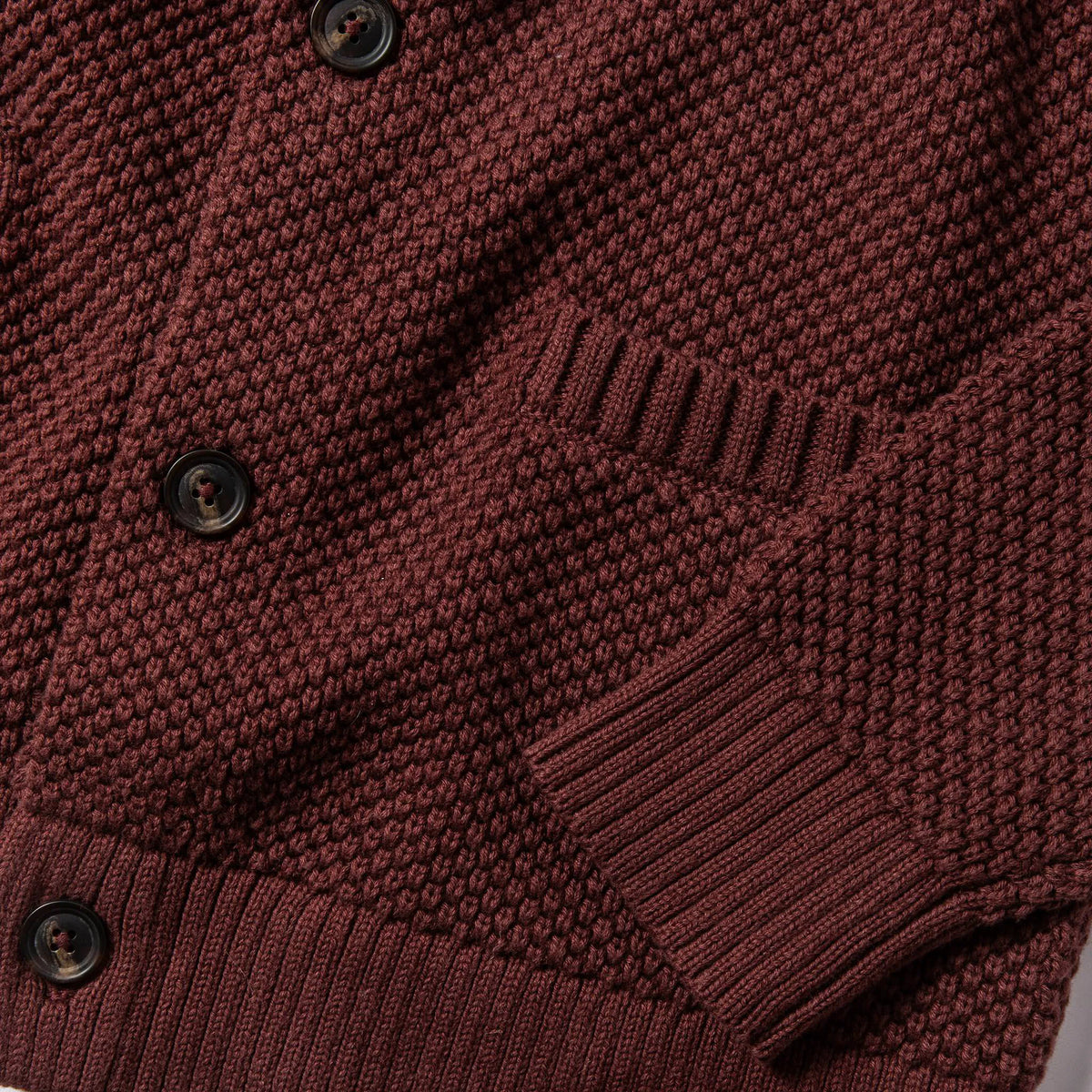 The Crawford Sweater in Burgundy