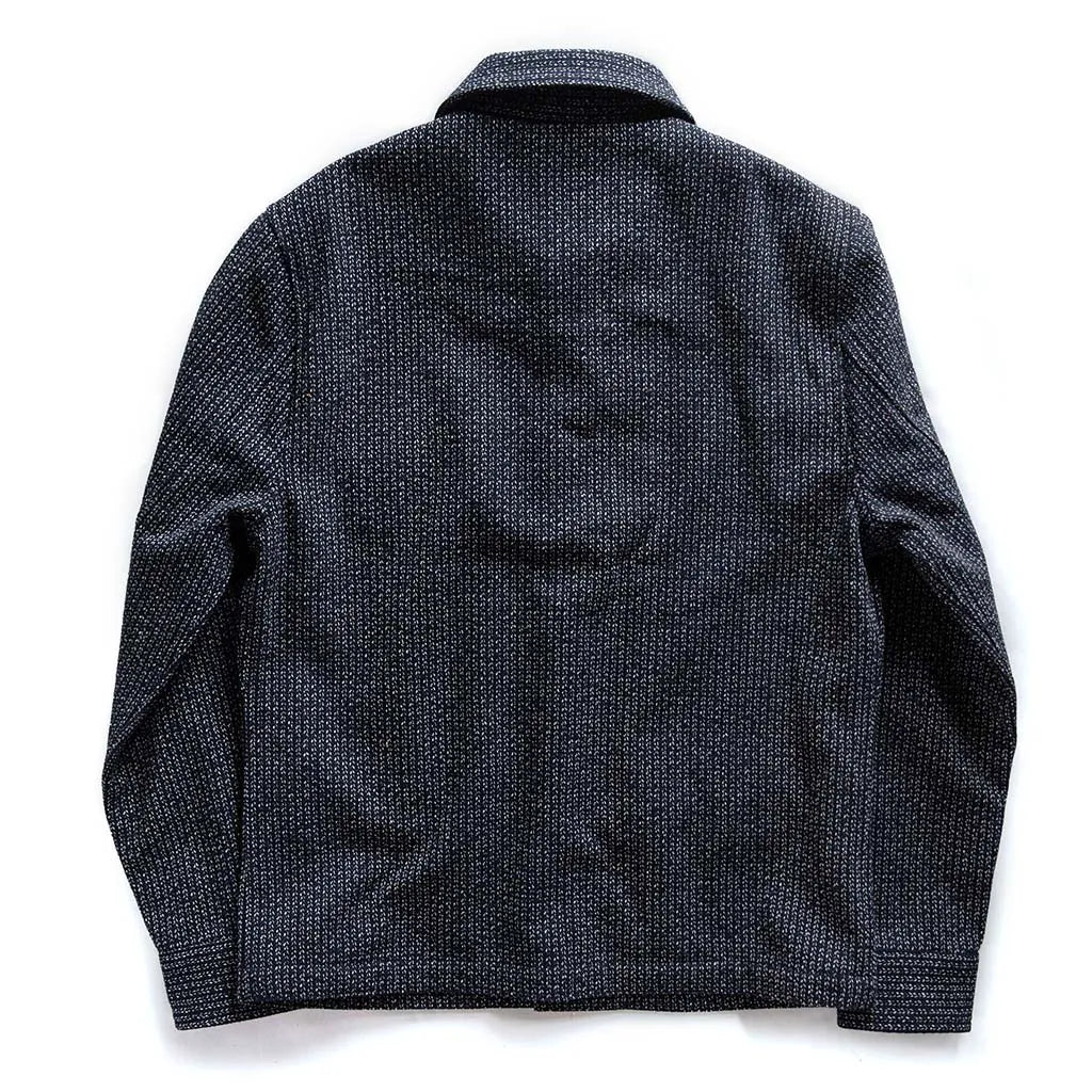 The Decker Jacket in Navy Wool Beach Cloth