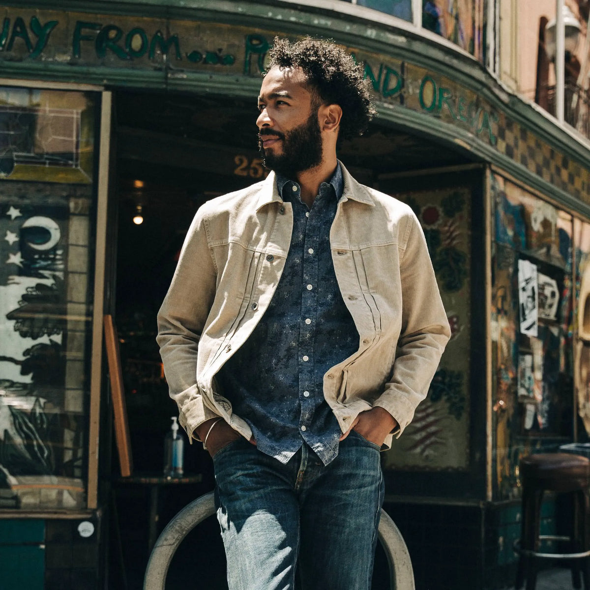 The Dispatch Jacket in Khaki Cord