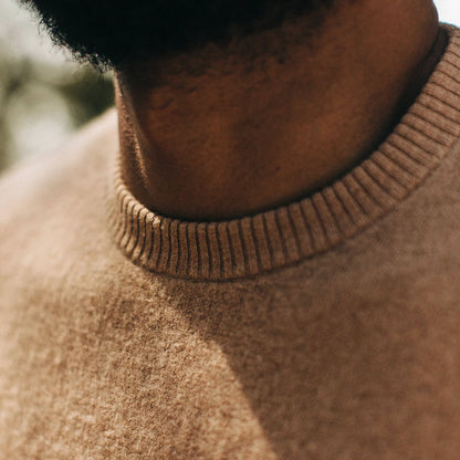 The Double Knit Sweater in British Khaki