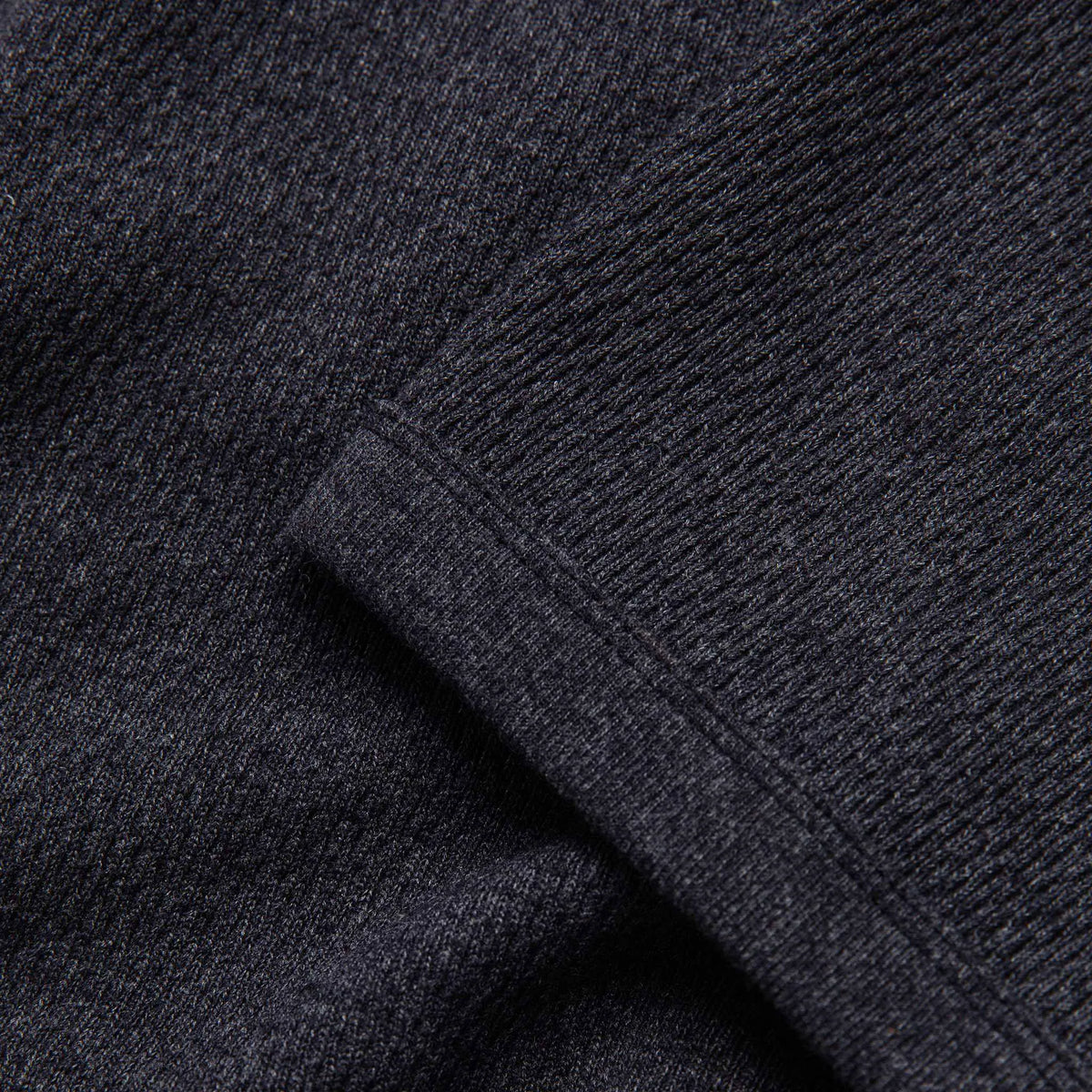 The Heavy Bag Waffle Short Sleeve in Deep Ocean